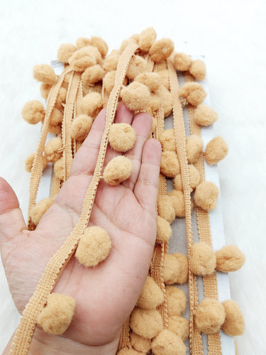 9 yards x Wholesale Tropical Pom Pom Fringe Trim, Pompom Trimming, Tassels